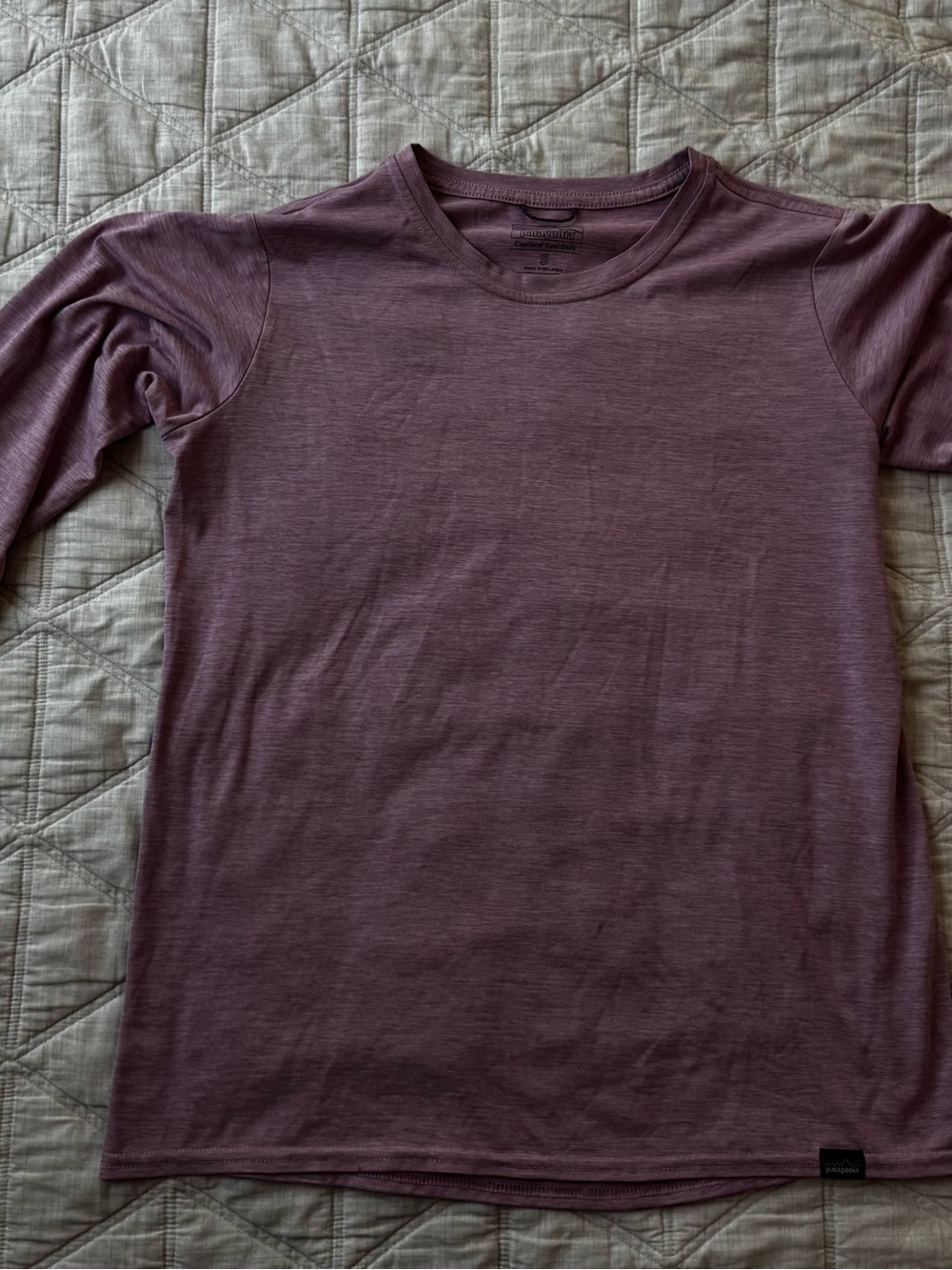 Patagonia Women's Long Sleeve Crew Neck Tee - Pink